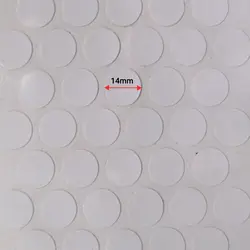 پولک چسبی پیچ سفید صابونی براق SEZA کد S-1108 ورق 50 عددی