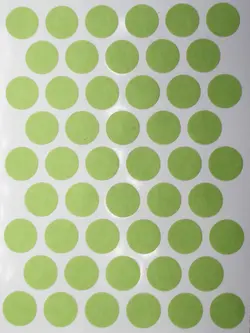 پولک چسبی پیچ سبز مات SEZA کد S-1114 ورق 50 عددی