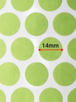 پولک چسبی پیچ سبز مات SEZA کد S-1114 ورق 50 عددی