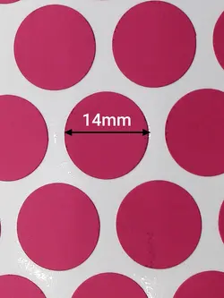 پولک چسبی پیچ صورتی مات SEZA کد S-1110 ورق 50 عددی