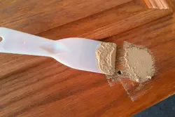 بتونه چوب سزا نقره ای