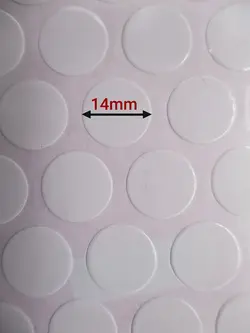 پولک چسبی پیچ سفید براق SEZA کد S-1501 ورق 50 عددی