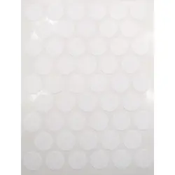 پولک چسبی پیچ سفید سوزنی مات SEZA ورق 50 عددی