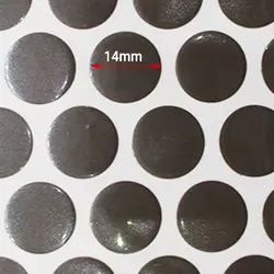 پولک چسبی پیچ قهوه ای براق SEZA کد S-1506 ورق 50 عددی