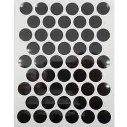 پولک چسبی پیچ آبنوس براق SEZA کد S-1506 ورق 50 عددی