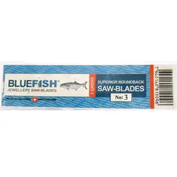 تیغ اره مویی فلز بر Bluefish سایز 3 بسته 12 عددی