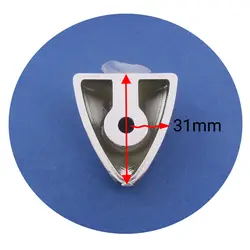 زیر طبقه پلاستیکی بهسازان مدل B134 کروم بسته 4 عددی