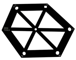 زاویه سنج چند ضلعی Choobiner