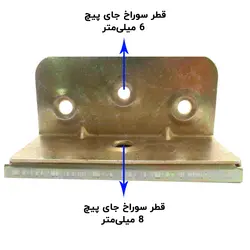 فرنگ تخت خواب هفت رنگ طول 9 سانتی‌متر ضخامت 1.5 میلی‌متر