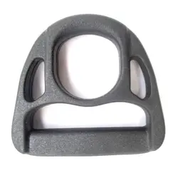 بندگیر کیف پلاستیکی مشکی سایز 27 میلی‌متر