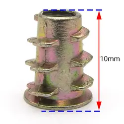روپیچ توپیچ قطر داخلی 5 طول 10 میلی‌متر بسته 20 عددی
