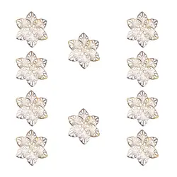 توری آنتیک تزیینی طرح ستاره قطر 48 میلی‌متر بسته 10 عددی