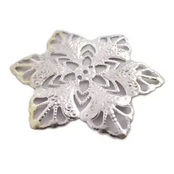 توری آنتیک تزیینی طرح ستاره قطر 48 میلی‌متر بسته 10 عددی