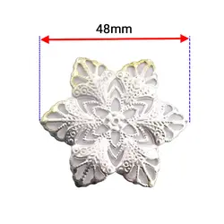 توری آنتیک تزیینی طرح ستاره قطر 48 میلی‌متر بسته 10 عددی