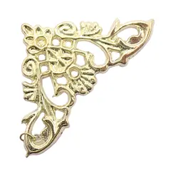 توری آنتیک گوشه سربی طلایی طول 32 میلی‌متر