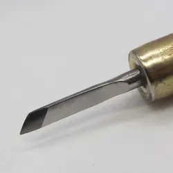 مغار سر کج دو طرفه ظریف کاری عرض 6 میلی‌متر مدادی