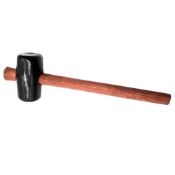 چکش حکاکی دو سر تخت لاستیکی قطر 5.5 سانتی‌متر