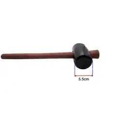 چکش حکاکی دو سر تخت لاستیکی قطر 5.5 سانتی‌متر