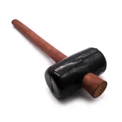 چکش حکاکی دو سر تخت لاستیکی قطر 5.5 سانتی‌متر