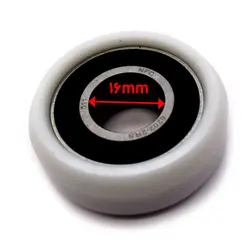 غلطک زیر ریل دورکن بدون بوش قطر 44 میلی‌متر