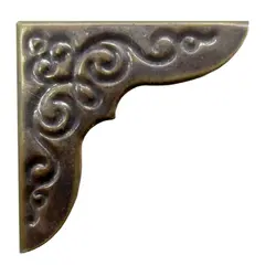 بست گوشه آنتیک کتابی زیتونی کیف بسته 4 عددی