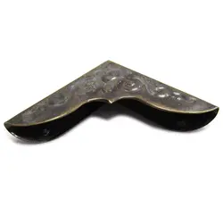 بست گوشه آنتیک کتابی زیتونی کیف بسته 4 عددی