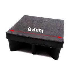 درپوش توکار پلاستیکی مربعی 50*50 میلی متر کد 00201060