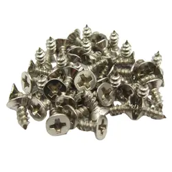 پیچ آنتیک نقره ای قطر 2 طول 5 میلی‌متر بسته 200 عددی