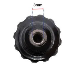 گل مهره باکالیت دوازده پر m8 قطر 42 میلی‌متر کد 00202556