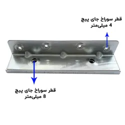 فرنگ تخت خواب مدل دوبل طول 18 سانتی‌متر ضخامت 2 میلی‌متر