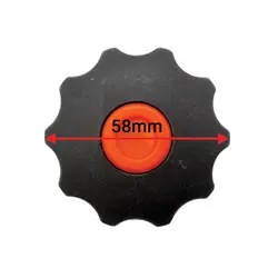 گل مهره خورشیدی پلاستیکی m12 کد 00202255