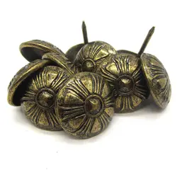 گل میخ زیتونی طرح گل طول 19 قطر 16 میلی متر بسته 10 عددی