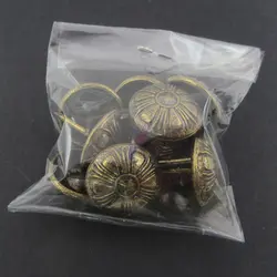 گل میخ زیتونی طرح گل طول 19 قطر 16 میلی متر بسته 10 عددی