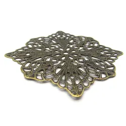 توری آنتیک تزیینی مدل مربعی زیتونی بسته 5 عددی