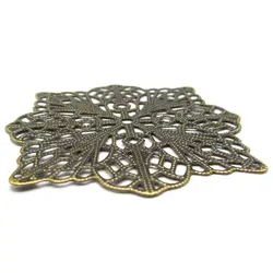 توری آنتیک تزیینی مدل مربعی زیتونی بسته 5 عددی