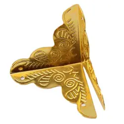 گوشه آنتیک 90 درجه طلایی بسته 4 عددی