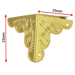 گوشه آنتیک 90 درجه طلایی بسته 4 عددی