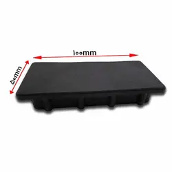 درپوش توکار پلاستیکی مستطیلی 50*100 میلی‌متر کد 00202283