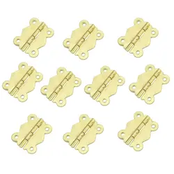 لولا آنتیک پروانه ای 90 درجه طلایی طول 2.5 سانتی‌متر بسته 10 عددی