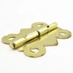 لولا آنتیک پروانه ای 90 درجه طلایی طول 2.5 سانتی‌متر بسته 10 عددی