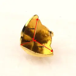 پایه آنتیک پلاستیکی طرح فیل طلایی ارتفاع 23 میلی‌متر بسته 2 عددی