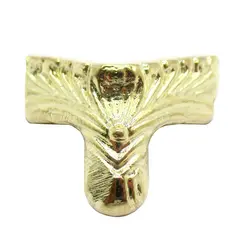 پایه آنتیک فلزی طرح عقاب پهن طلایی ارتفاع 24 میلی‌متر بسته 2 عددی