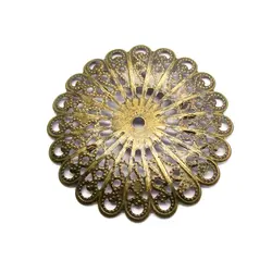 توری آنتیک تزیینی زیتونی گرد قطر 40 میلی‌متر بسته 10 عددی