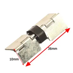 لولا آنتیک فنری نقره ای طول 36 میلی متر بسته 4 عددی