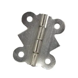 لولا تخت فلزی پروانه ای نقره ای طول 2.5 سانتی متر بسته 10 عددی