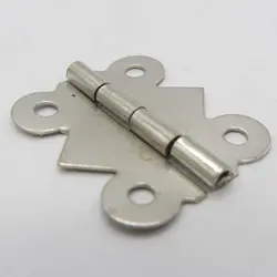 لولا تخت فلزی پروانه ای نقره ای طول 2.5 سانتی متر بسته 10 عددی