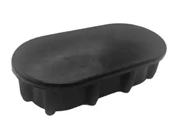 درپوش توکار پلاستیکی بیضی 56*108 میلی متر کد 00202260