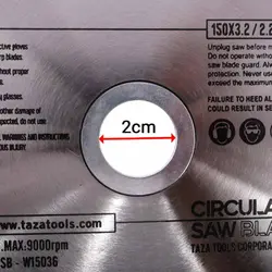 تیغ اره چوب بر Taza قطر 15 سانتی متر 36 دندانه مدل CSB-W15036
