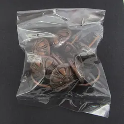 گل میخ مسی طرح گل طول 19 قطر 16 میلی متر بسته 10 عددی