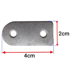 اتصال صفحه ام دی اف دو پیچ فلزی طول 40 میلی‌متر بسته 50 عددی